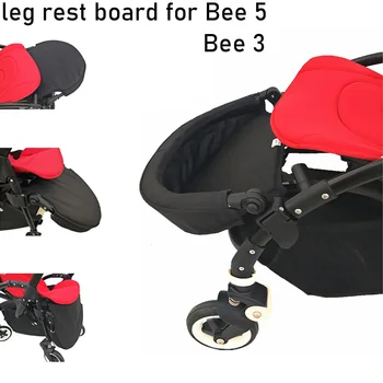 Аксессуары для детской коляски 1: 1, подставка для ног, регулируемая выдвижная подножка для Bugaboo Bee 5 Bee 3
