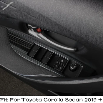 Внутренний Подлокотник, Кнопка включения Подъемного стекла, панель, рамка, Накладка Для Toyota Corolla Седан 2019-2023, Аксессуары для интерьера
