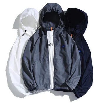 Мужская одежда, пальто, куртки, Летняя одежда из ледяного шелка, солнцезащитный крем, защита от ультрафиолета, тонкая дышащая куртка для рыбалки на открытом воздухе, модная
