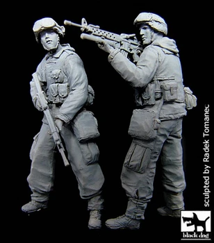 1/35 модельный комплект, комплект из смолы, команда солдат США 2