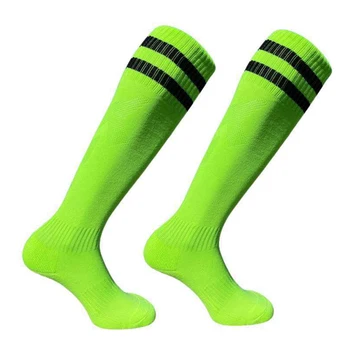 1 пара футбольных спортивных носков для подростков, детские леггинсы до колена, профессиональные футбольные бейсбольные детские носки для переодевания