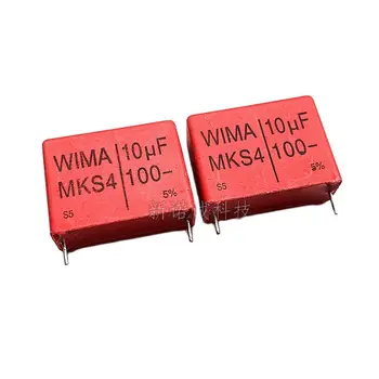 10ШТ/WIMA 106 100V 10UF MKS4 Расстояние между контактами 27,5 Соединительный пленочный конденсатор