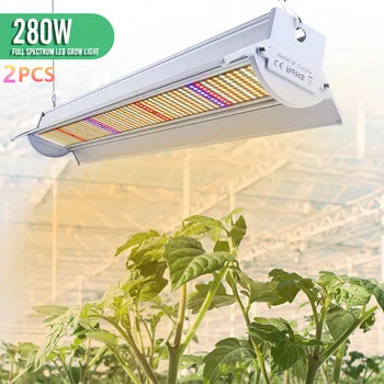 2 шт./лот, 280 Вт, полный спектр, 560 шт., светодиоды для выращивания растений для вертикальной фермы, медицинского растения, зеленого дома, небольшого сада