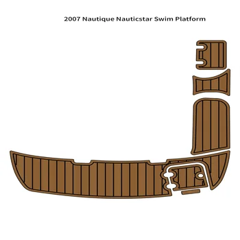 2007 Nautique Nauticstar Платформа для плавания подножка Лодка EVA Пена Тиковый настил палубы