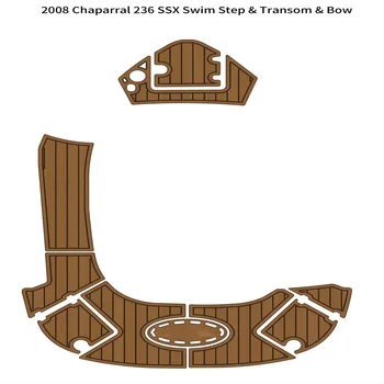2008 Платформа для плавания Chaparral 236 SSX, носовая лодка, палуба из вспененного тика EVA, коврик для пола