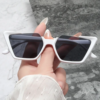 2022 Мужские Солнцезащитные очки, Женские Очки, Прямоугольная Декоративная Оправа, Изысканные Солнцезащитные очки для вождения на лето