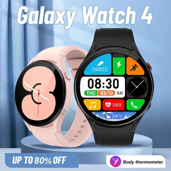 2023 Мужские Смарт-часы, Женский монитор здоровья, Вызов Bluetooth 70 + Спортивный режим IP68, Водонепроницаемые умные часы Samsung Galaxy Watch 4