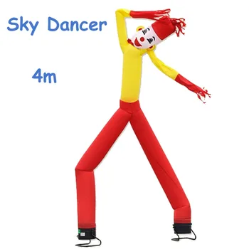 4 м, Изготовленный На Заказ Небесный Танцор, Рекламирующий Надувного Воздушного Танцора, Популярный Надувной Рекламный Человек
