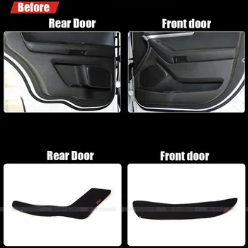 4шт Тканевые Коврики Для Защиты Дверей От ударов Декоративными Накладками Для Ford Explorer 2011-2013