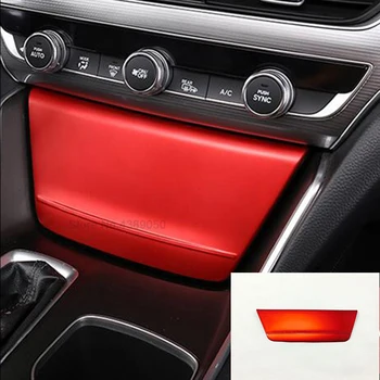 ABS Пластик Красный Для Honda Accord 10th 2018 2019 Автомобильный прикуриватель, декоративная панель, отделка, аксессуары для укладки автомобилей, 1 шт.