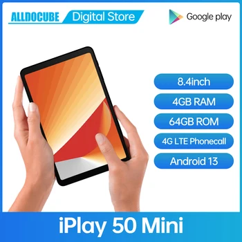 Alldocube iPlay 50 Мини-планшет 8,4 дюйма Tiger T606 Android13 Widevine L1 Виртуальная память 8 ГБ + 4 ГБ оперативной памяти 64/128 ГБ ROM iPlay50