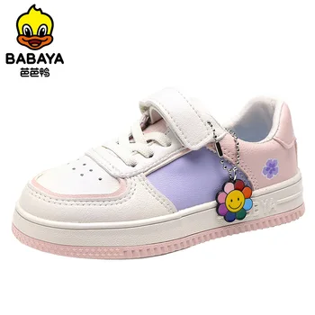 Babaya/обувь для крикета для девочек; коллекция 2023 года; весенний новый стиль; детская модная детская обувь с граффити; студенческая дышащая повседневная обувь