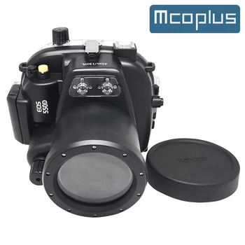 Mcoplus 40M 130ft 550D Камера Водонепроницаемый Корпус Чехол для Подводного Плавания для Зеркальной камеры Canon EOS 550D/Rebel T2i