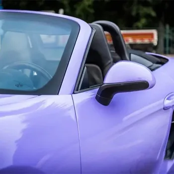SUNICE 4 цвета Macaron Глянцевая Автомобильная Виниловая Клейкая Авто Наклейка С ПВХ без пузырьков Оптовая цена Ширина: 152 см (60 дюймов)