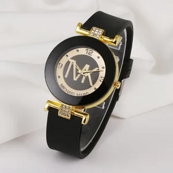 UTHAI W28 женские модные кварцевые часы с легким роскошным бриллиантовым силиконовым ремешком для студенток колледжа