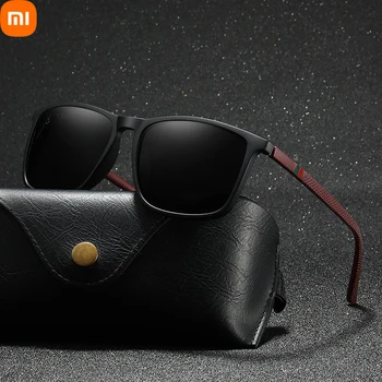 Xiaomi Квадратные винтажные поляризованные солнцезащитные очки для мужчин, женщин, модные солнцезащитные очки для путешествий, вождения, мужские очки TR90, UV400