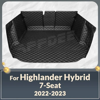 Автоматический коврик для багажника с полным покрытием для Toyota Highlander 7-Местный 2022 2023 Автомобильный Коврик для багажника, Аксессуары для защиты интерьера