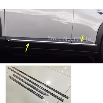 Автомобильный Детектор крышки ABS Хромированная Боковая дверь, отделка кузова, Накладка на Молдинг, Аксессуары 4 шт. для Mazda CX-3 CX3 2017 2018 2019 2020