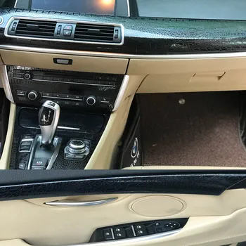 Автомобильный Стайлинг 5D из Углеродного волокна, Внутренняя отделка Центральной консоли, изменение цвета, литье, наклейки Для BMW 5 Серии GT F07 2010-2017
