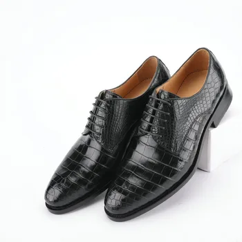 Высококачественная модная официальная свадебная обувь, мужские деловые офисные модельные туфли из натуральной кожи на шнуровке, трендовые уютные повседневные кроссовки