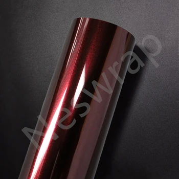Высококачественная супер глянцевая металлическая КРАСКА бордовая виниловая пленка глянцевая металлическая черная розовая виниловая пленка для автомобиля Гарантия качества