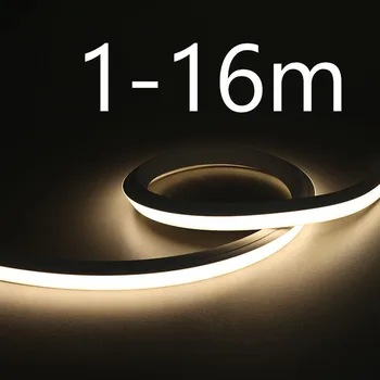 Гибкая светодиодная лента, Светодиодная неоновая Веревка, Силикагелевая Мягкая лампа IP67, Водонепроницаемая 11-16 М