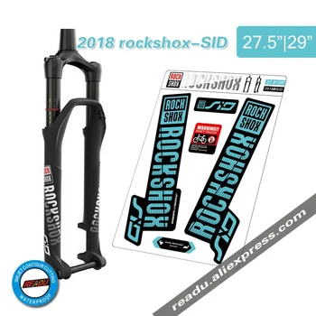 Гоночная наклейка для украшения велосипеда Наклейки на переднюю вилку Велосипеда Rockshox SID Наклейки на переднюю вилку горного велосипеда