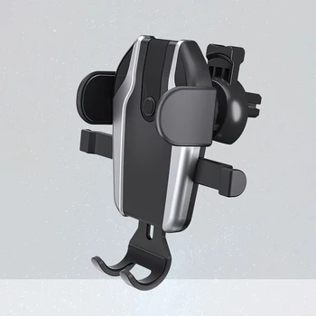 Гравитационный автомобильный держатель для телефона, крючок для вентиляции приборной панели, присоска, Крепление для телефона, кронштейн для смартфона в автомобиле одной рукой