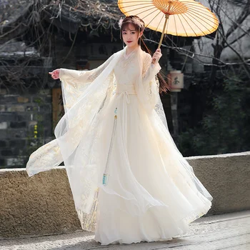 Детское или взрослое платье Hanfu Костюм для народных Танцев Китайский Традиционный Национальный Костюм Феи для Косплея Принцессы Древней Династии Хань