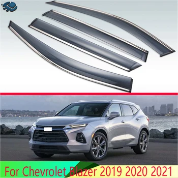 Для Chevrolet Blazer 2019 2020 2021 Автомобильные Аксессуары Пластиковый внешний Козырек Вентиляционные шторы Окно Защита От Солнца и Дождя Дефлектор 4 шт.