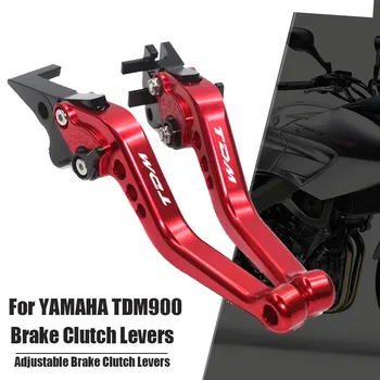 Для YAMAHA TDM900 TDM 900 2005-2015 Аксессуары Для Мотоциклов Короткие Тормозные Рычаги Сцепления ЛОГОТИП TDM