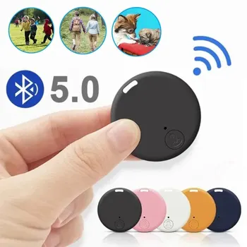 Мини GPS Bluetooth 5,0 Трекер Устройство Защиты от потери Круглых домашних животных Детская сумка кошелек Отслеживание Смарт-Искатель Локатор