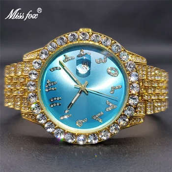 Модные брендовые часы Luxo из натуральной кожи для женщин, уникальные Льдисто-голубые украшения для вечеринки, Роскошные платья, Часы, Женские ювелирные изделия, подарок Оптом
