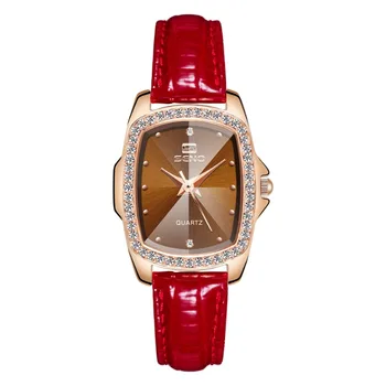 Модные женские часы, роскошные наручные часы, женские часы, водонепроницаемые кожаные наручные часы для женщин, подарок Reloj Mujer