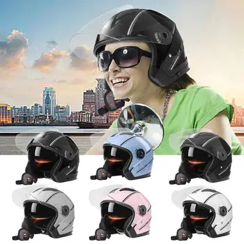 Мотоциклетные шлемы Регулируемого Размера, защитные шлемы для взрослых с двойным козырьком, удобные велосипедные шлемы для горных дорог, Аксессуары