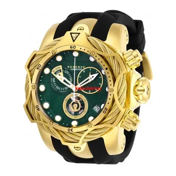 Мужские часы с хронографом, лучший бренд Venom, Мужские светящиеся роскошные часы, Часы, светящийся CE