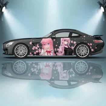 Наклейка с изображением автомобиля в стиле Аниме 