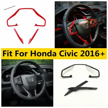 Нижняя Защитная полоса Рулевого колеса, Декоративная Накладка, Подходит Для Honda Civic 2016-2020, Аксессуары Для интерьера