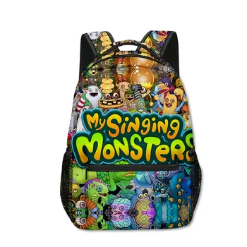 Новый школьный ранец My Singing Monsters, окружающий концертных монстров, Детский рюкзак для учащихся начальной и средней школы