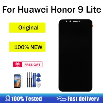 Оригинальный дисплей AUMOOK для HUAWEI Honor 9 Lite, сенсорный ЖК-экран для HUAWEI Honor 9 Lite, замена на ЖК-дисплей в рамке