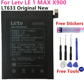 Оригинальный новый аккумулятор LT633 емкостью 3400 мАч для Letv Le 1 Max X900 Le One Max X900 Battery + бесплатные инструменты