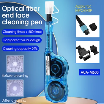 Очиститель разъемов MPO/MTP, инструменты для очистки оптического волокна, ручка для чистки разъемов MPO, очиститель синего/зеленого/оранжевого цвета (опционально