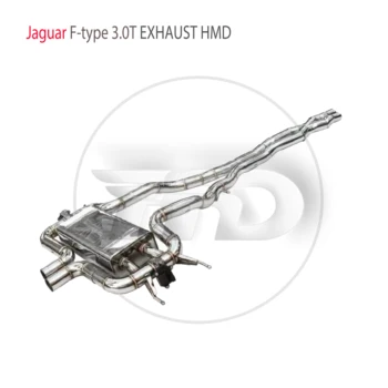 Производительность выхлопной системы из нержавеющей стали HMD Catback Подходит для модификации автомобиля Jaguar F-type 3.0T