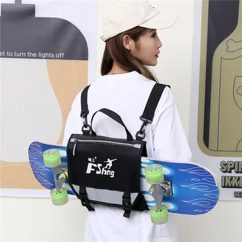 Рюкзак для хранения с двумя перекладинами, сумка для наземной доски для серфинга, сумка для лонгборда, Оксфордская сумка для скейтборда, Аксессуары для скейтбординга