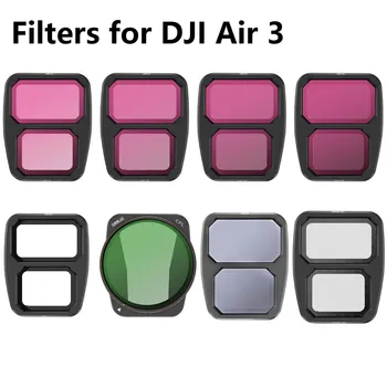 Фильтры для Линз STARTRC Для DJI Air 3-й Комплект Фильтров ND8 ND16 ND32 ND64 UV CPL Natural Night Star Filter DJI Air 3 Аксессуары Для Дронов