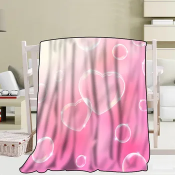 Фланелевое одеяло с рисунком 