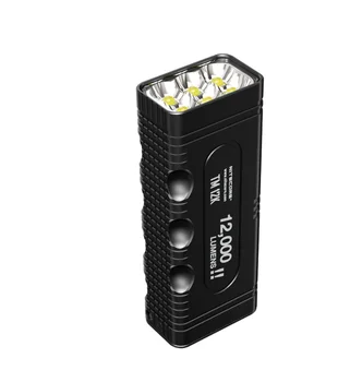 Фонарик NITECORE TM12K высокой яркости 12000 Лм Водонепроницаемый Охотничий USB-C перезаряжаемый тактический фонарь-фонарик