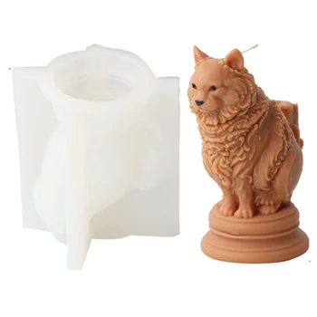 Формы для свечей Инструмент для ручного изготовления свечей Формы для рукоделия в форме кошки для свечи