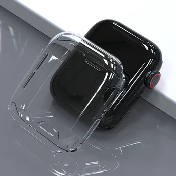 Чехол из ТПУ Для Apple Watch band Ultra 49 мм 41 мм 45 мм 44 мм 40 мм 42 мм 38 мм Защитная пленка для экрана Iwatch serie 8 7 6 5 4 3 SE