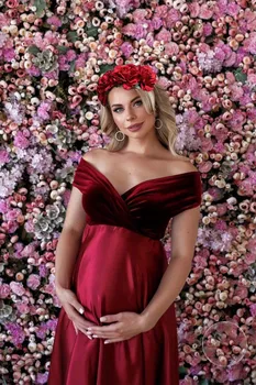 Шелковые Сексуальные Платья для фотосессии беременных, длинные платья для душа ребенка, Вечернее платье Макси для беременных, реквизит для фотосессии для беременных женщин